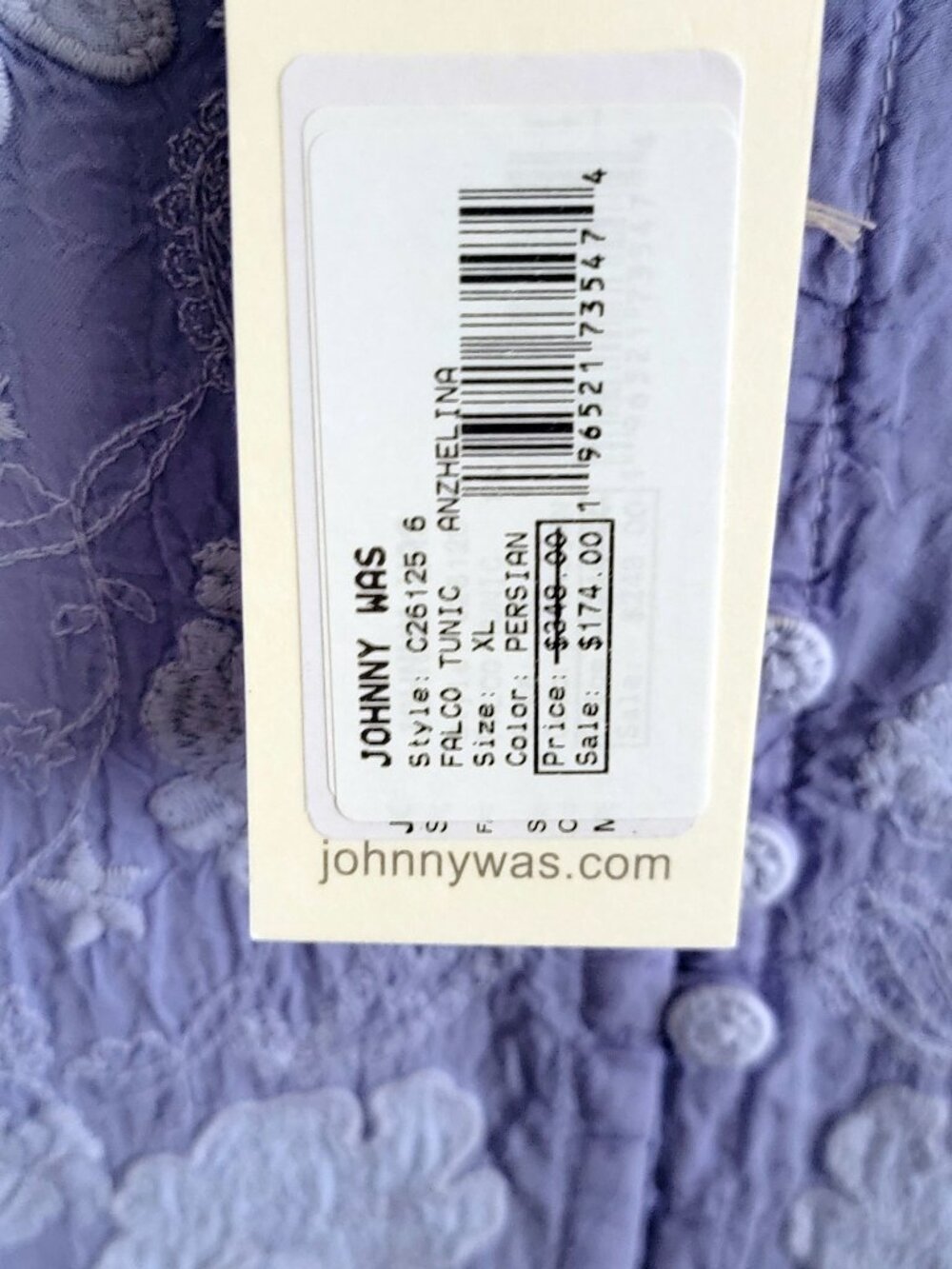 Johnny Was, FALCO TUNIC ‑ ANZHELINA XL - Picture 2 of 7